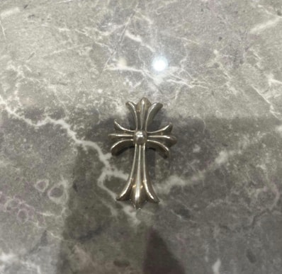 Chrome Hearts Small CH Cross Pendant "Silver"