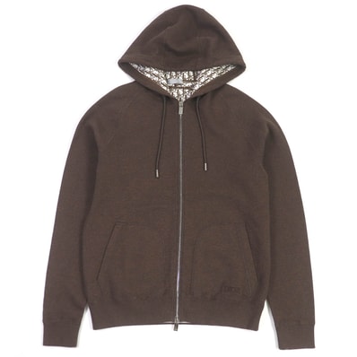 極美品 ディオール オム
パーカー ブラウン メンズ S 113M221AT225