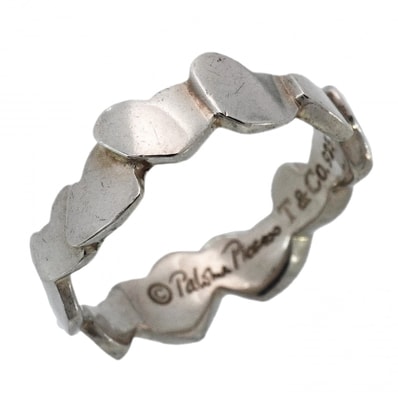 ★SALE【6jcb0346-k】ティファニー リング モダンハート シルバー925 10号【中古】レディース