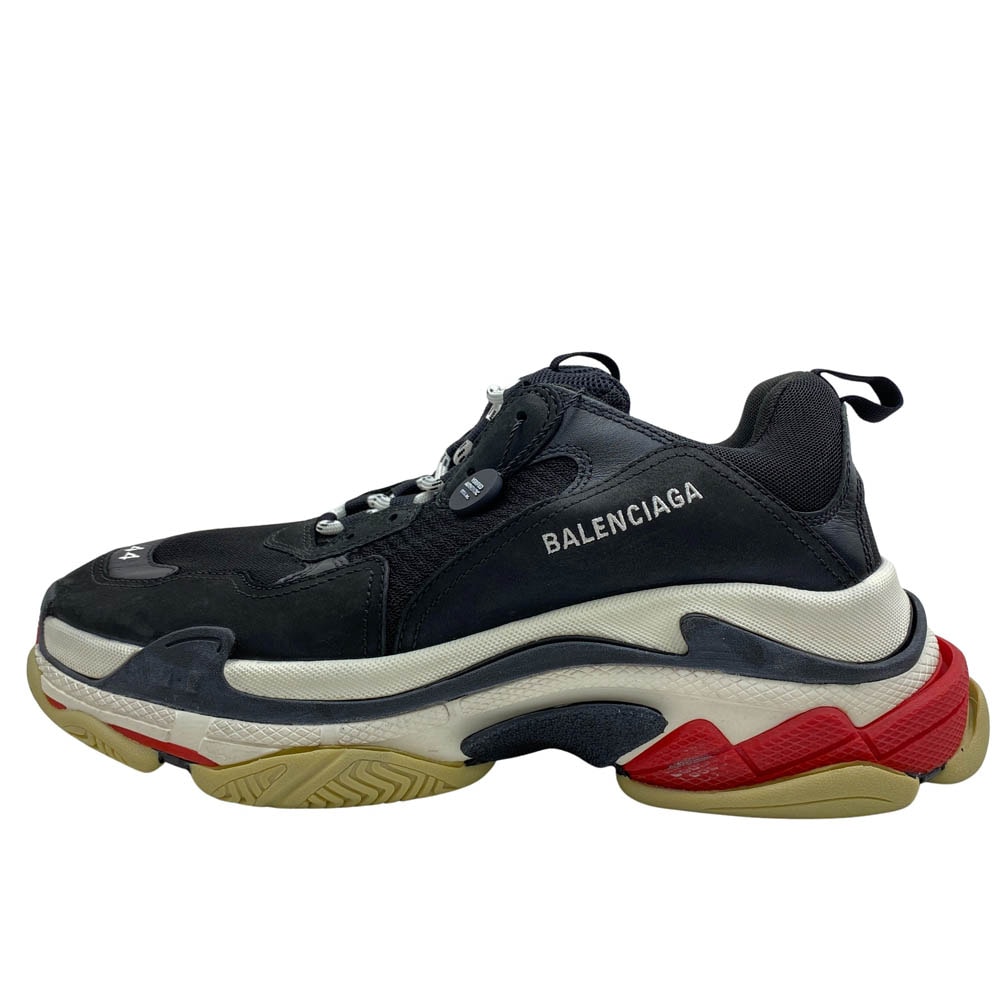 BALENCIAGA バレンシアガ スニーカー 533882 TRIPLE S トリプルエス スニーカー ブラック系 44(29cm)【極上美品】【中古】