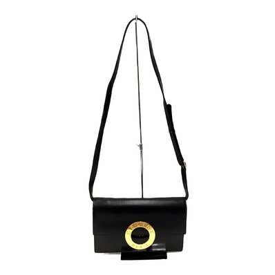 CELINE セリーヌ サークルロゴ ショルダーバッグ オールド ヴィンテージ ブラック