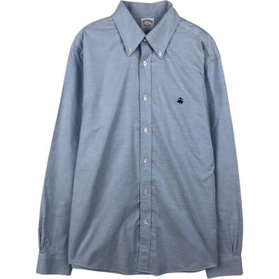 古着 ブルックスブラザーズ Brooks Brothers Est.1818 長袖 ボタンダウンシャツ メンズM相当/eaa647042