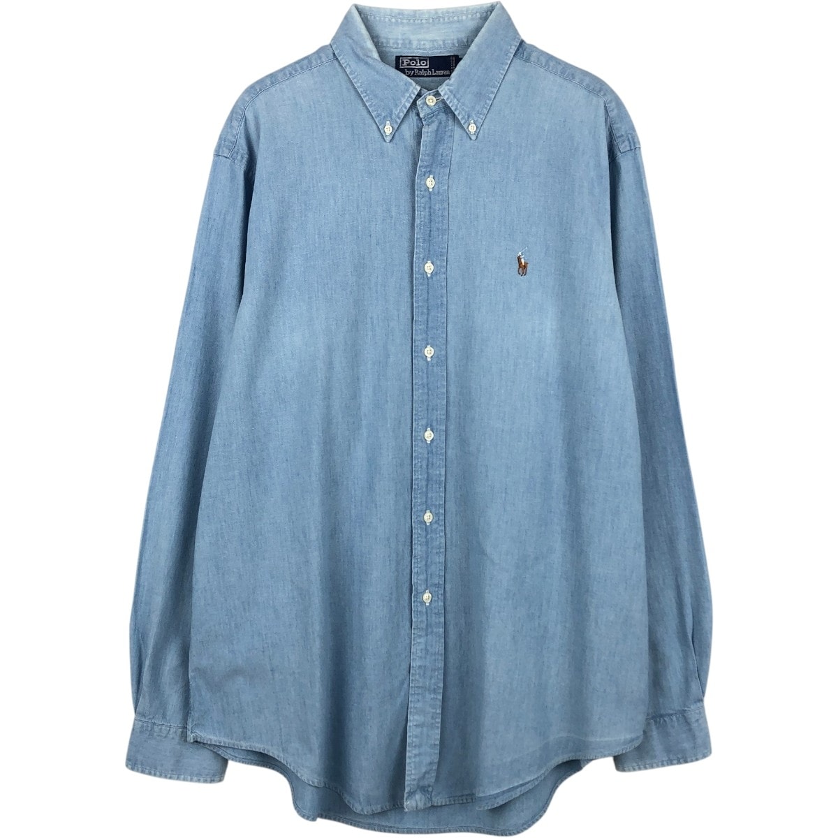 古着 ラルフローレン Ralph Lauren POLO by Ralph Lauren 長袖 ボタンダウンシャツ メンズXL相当/eaa676407