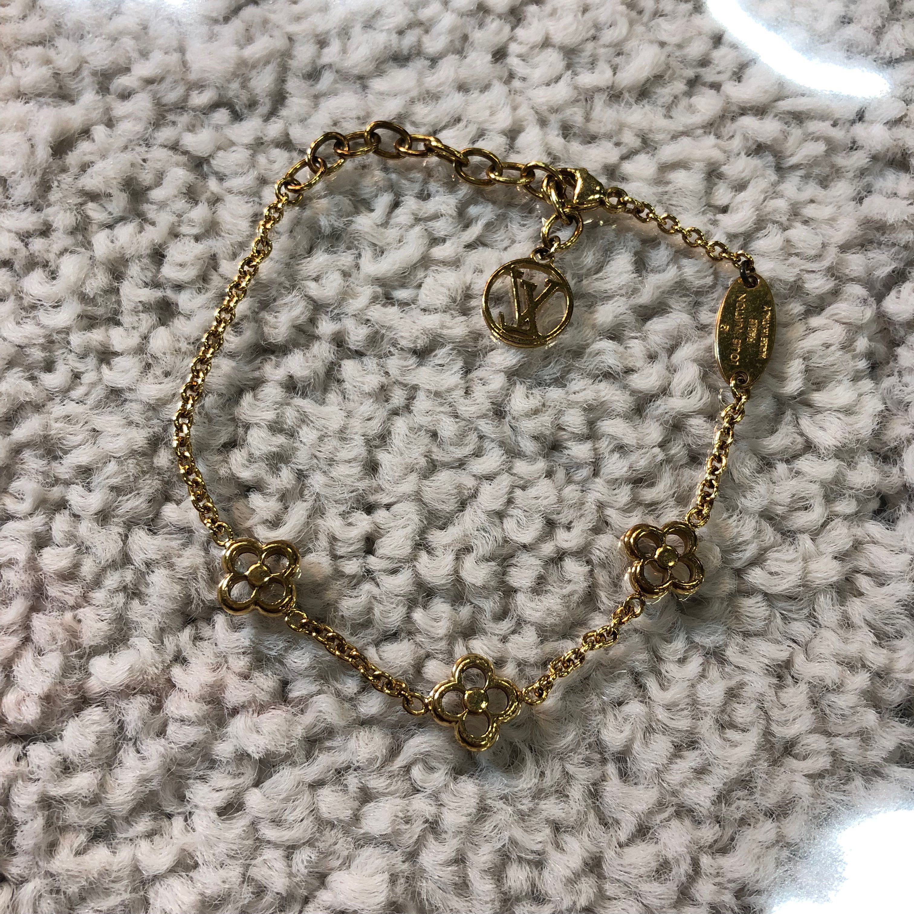 Louis Vuitton Flower Full Bracelet "Gold"