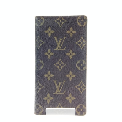 〇〇LOUIS VUITTON ルイヴィトン モノグラム ポルト カルト クレディ 二つ折り長札入れ M60825 ブラウン 現状渡し