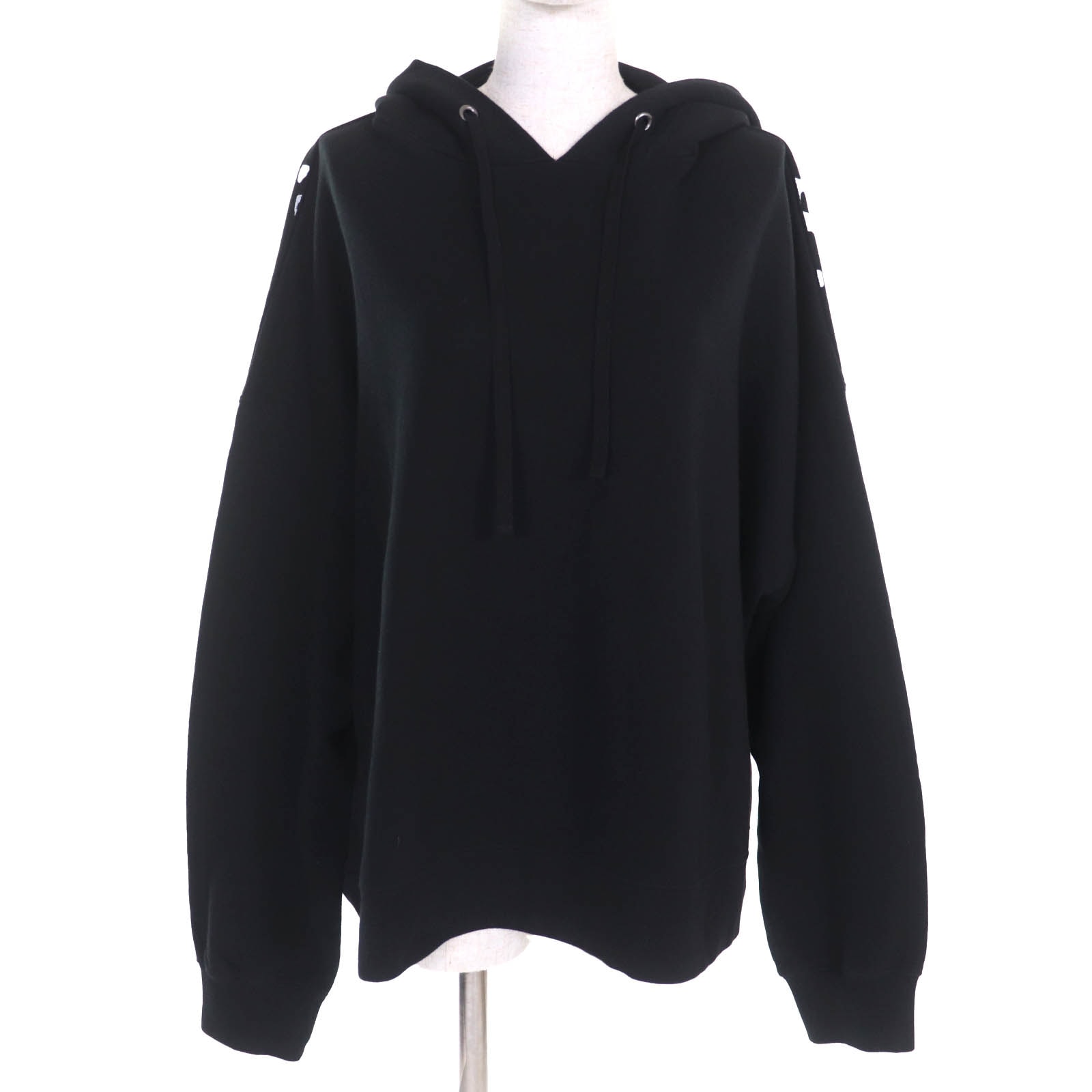 美品 メゾンマルジェラ パーカー ブラック レディース M S29GU0021