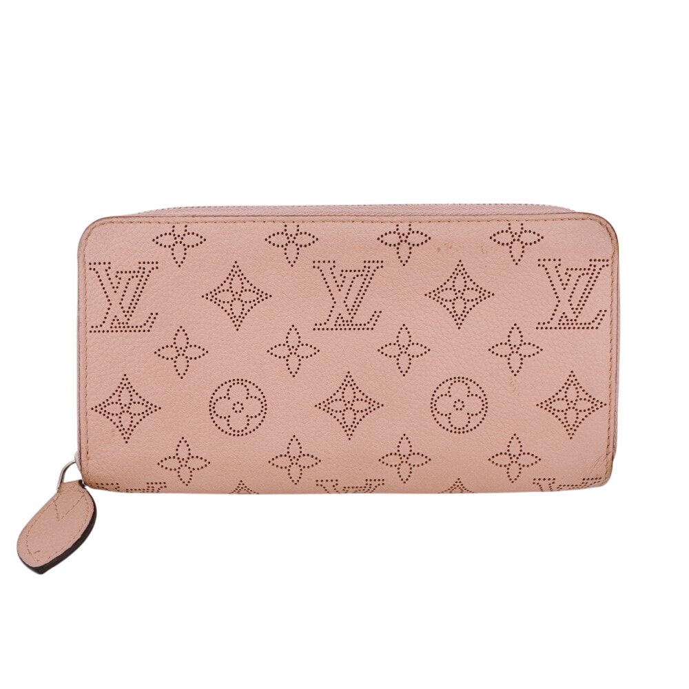 ルイヴィトン LOUIS VUITTON 長財布 マヒナ ジッピーウォレット ラウンドファスナー M61868 ピンク系