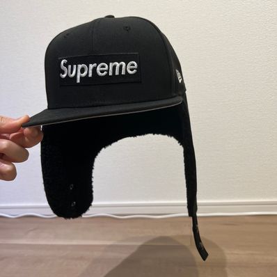 Supreme Earflap Box Logo New Era "Black"