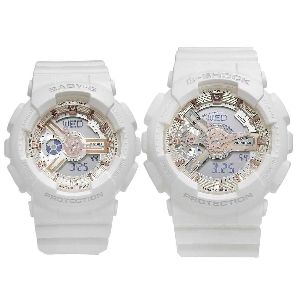 カシオ Gプレゼンツラバーズコレクション G-SHOCK/BABY-Gペア クリ