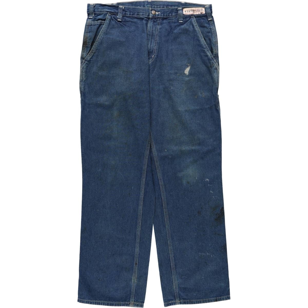 古着 カーハート Carhartt Dungaree Fit デニムペインターパンツ メンズw37相当/eaa672303