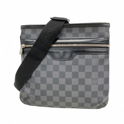 ★最終価格【6fa0582-k】ルイヴィトン ショルダーバッグ ダミエ・グラフィット トマス N58028 ブラック【中古】メンズ