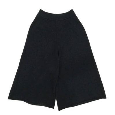 Chloe クロエ 16AMS-01-16A500 カシミヤ100% クロップド ニット パンツ 中国製 ダークネイビー系 NAVY S【中古】