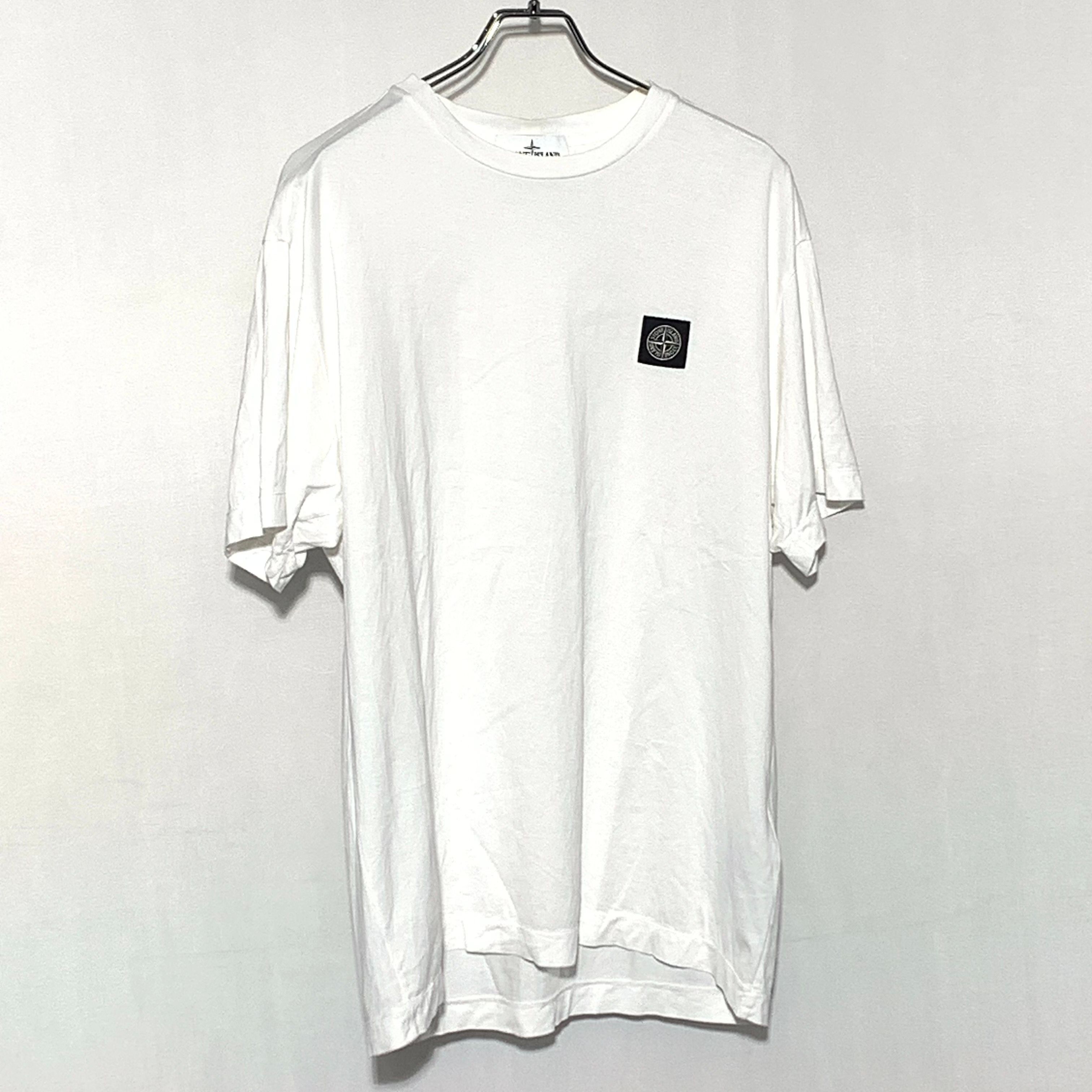 STONE ISLAND コンパスロゴTee White