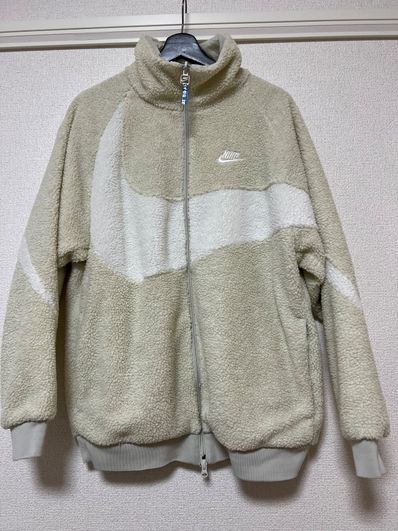 Nike Big Swoosh Boa Jacket "Light Bone/Sail"