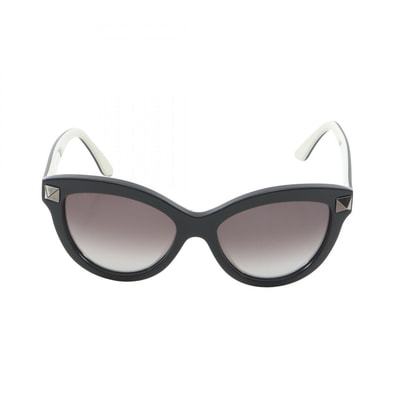ヴァレンチノ Valentino サングラス 衣料品 プラスチック レディース ブラック系 【中古】