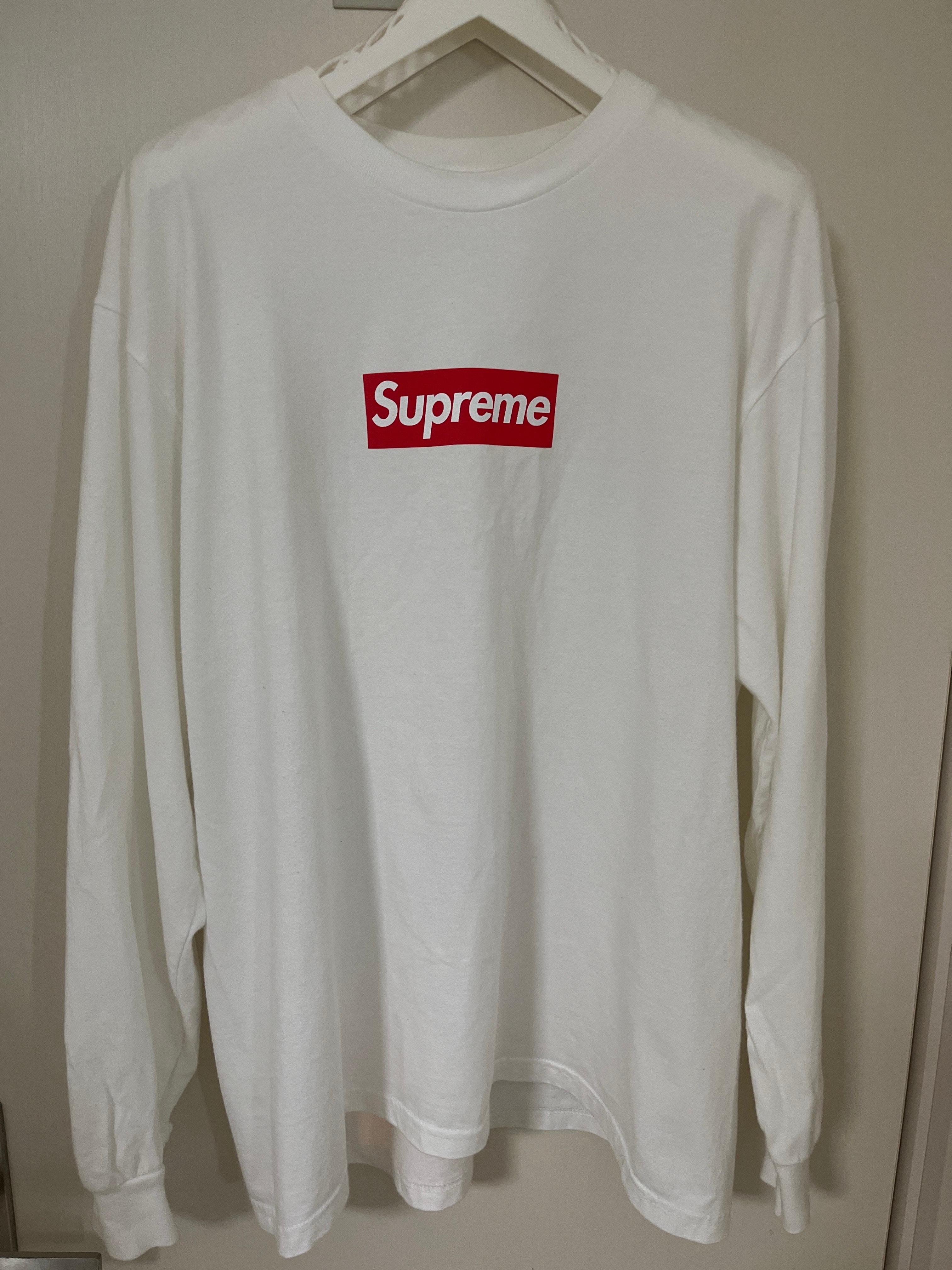 Supreme Box Logo L/S Tee "White"