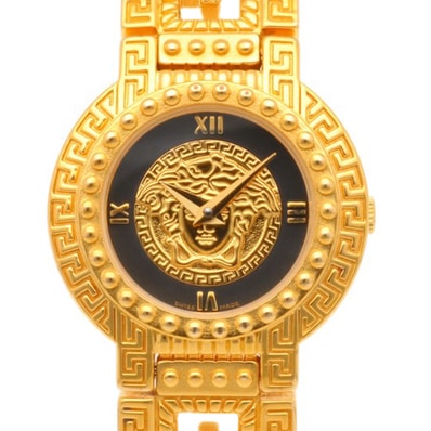ヴェルサーチ メデューサ 腕時計 時計 GP 7009018 クオーツ レディース 1年保証 VERSACE 中古