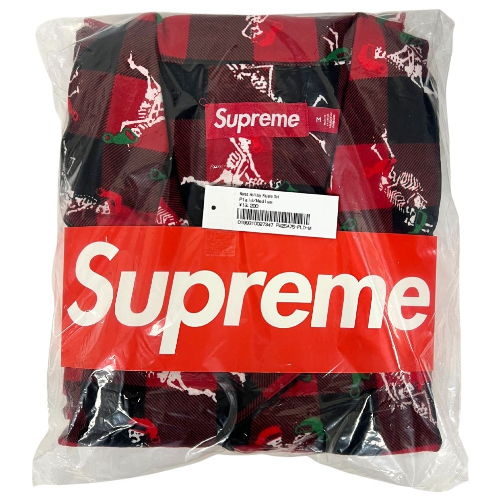 SUPREME シュプリーム 25AW Hanes Holiday Pajama Set パジャマ 45116