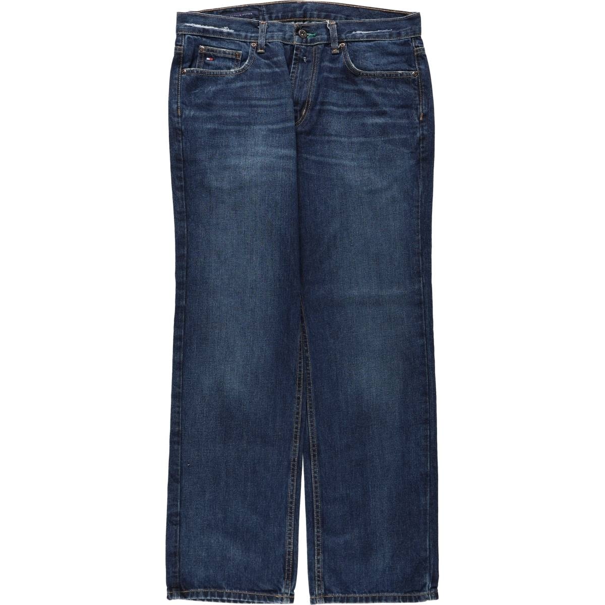 古着 00年代 トミーヒルフィガー TOMMY HILFIGER JEANS ストレートデニムパンツ メンズw35相当/eaa672997
