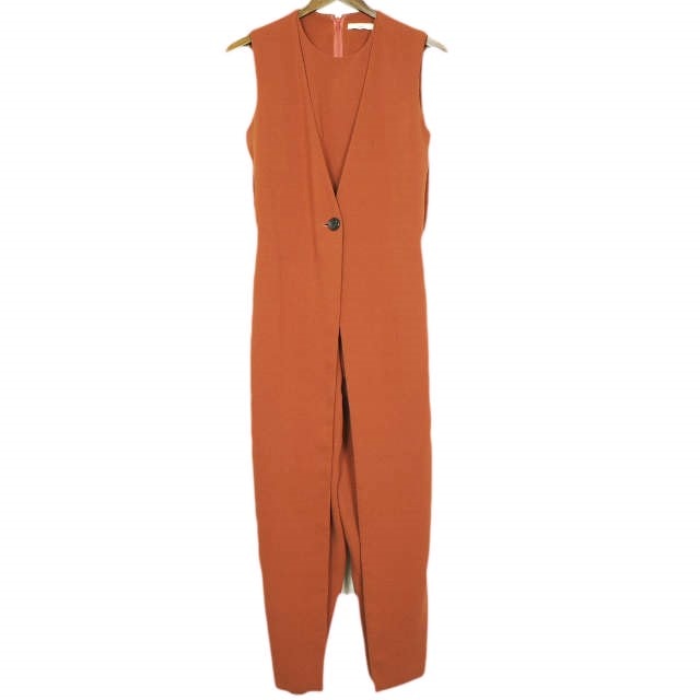 CLANE クラネ 日本製 VEST LAYER ALL IN ONE ベストレイヤーオールインワン 12112-2261 1 ブリック オールインワン ジャンプスーツ g24453