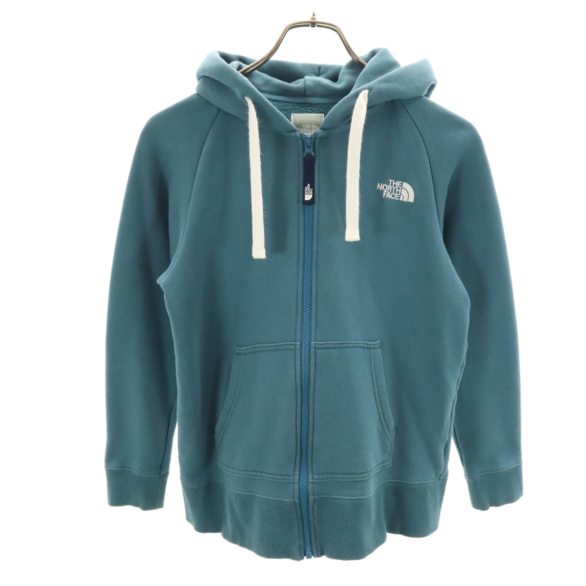 THE NORTH FACE ノースフェイス 長袖 リアビュー スウェット ジップパーカー M ブルーグレー NTW61955 アウトドア