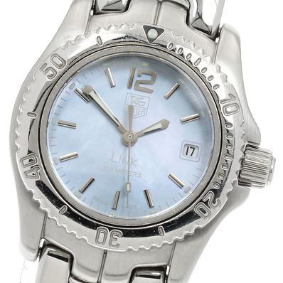 ★保 タグホイヤー リンク デイト WT141G レディース 【中古】