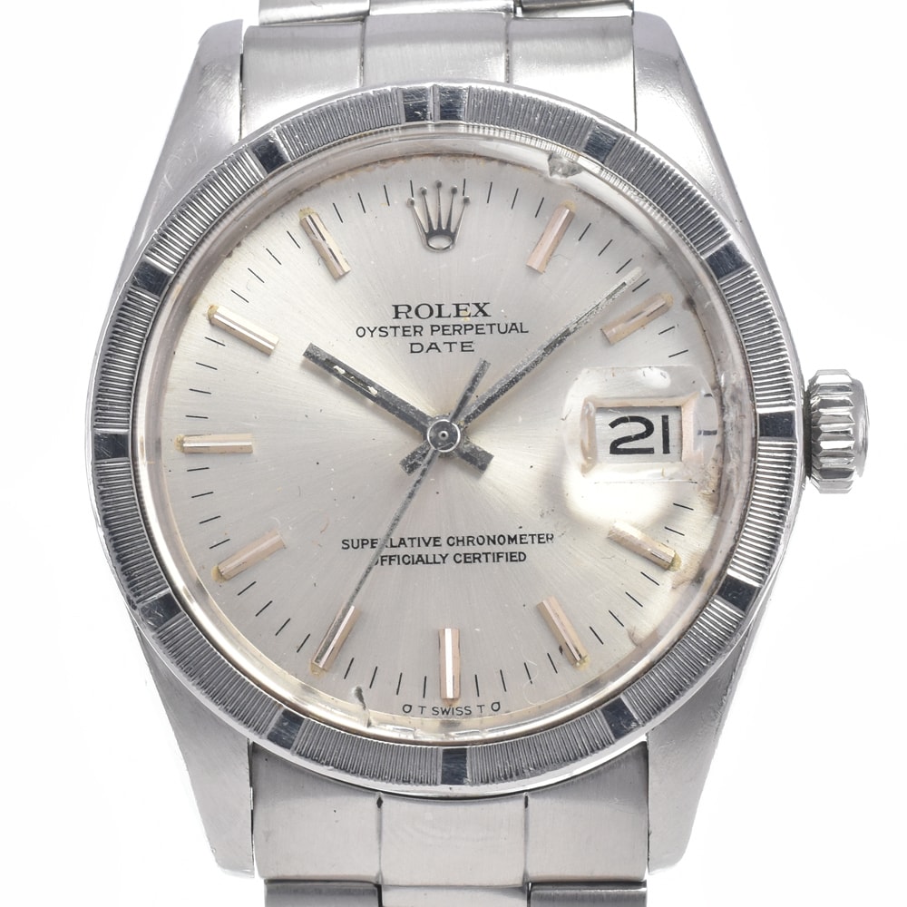 値下 ロレックス ROLEX 1501 ヴィンテージ オイスターパーペチュアル デイト Cal.1570 シグマダイヤル メンズ 腕時計 I#147387