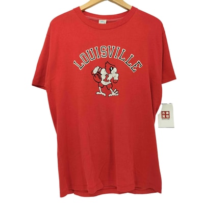 80s USA製 トリコタグ アメフトチームプリント S/S Tシャツ【1142576606039】