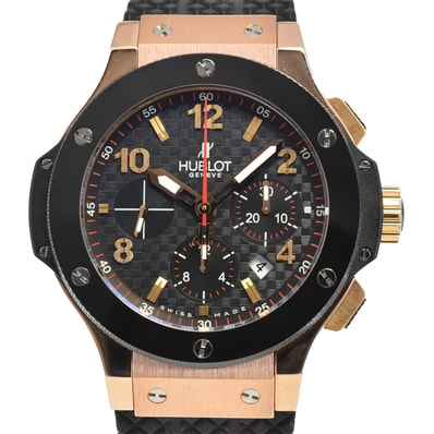ウブロ HUBLOT 301.PB.131.RX ビッグバン クロノグラフ デイト 自動巻き メンズ 美品 箱・保証書付き Q#146373