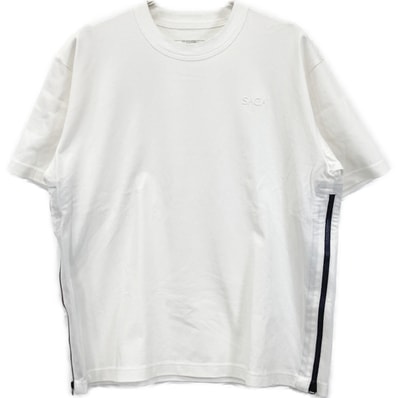 サカイ 23-03258M ホワイト Cotton Jersey T-Shirt 1