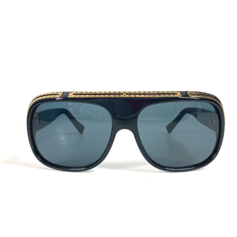 ルイヴィトン LOUIS VUITTON サングラス・1.0 ミリオネア Z2516U めがね メガネ アイウェア 眼鏡 サングラス プラスチック ノワール ブラック 美品