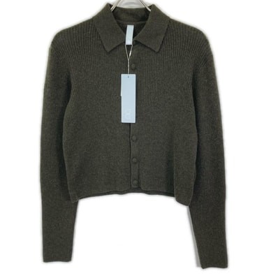 シーエフシーエル CF008KE176 グリーン カシミヤシルク CROPPED SHIRT CARIGAN 3