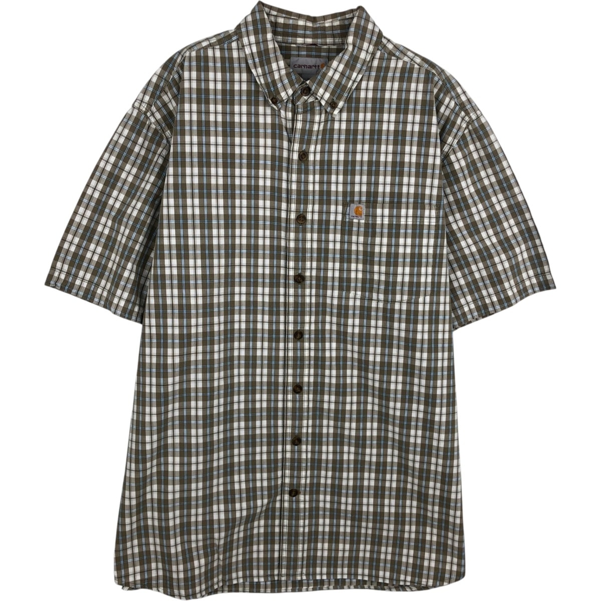 古着 カーハート Carhartt RELAXED FIT 半袖 ワークシャツ メンズXL相当/eaa477530