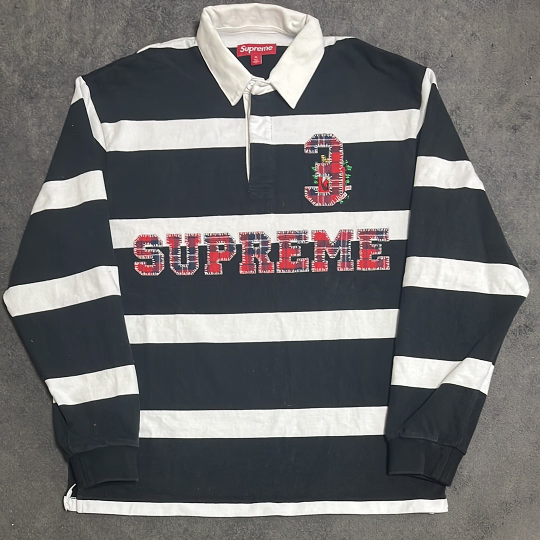 トップス Supreme 26ss Beaded Zip Polo Black Supreme Beaded Zip Polo Black Cream Lavender 3colors 26SS | eBay