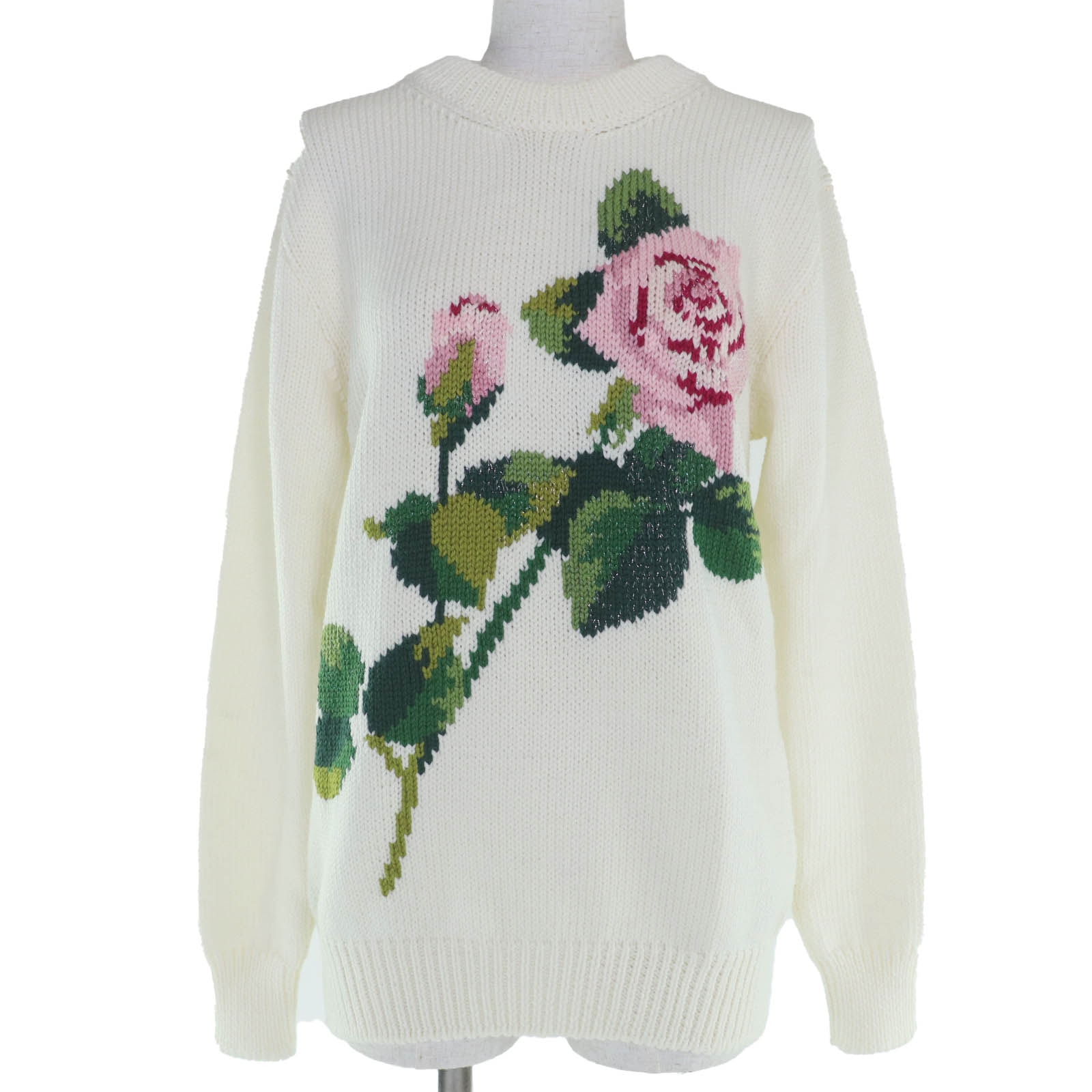 未使用品 ドルチェ＆ガッバーナ ニット アイボリー系 36 FX616T