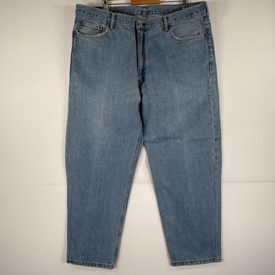 古着 リーバイス Levi's デニムパンツ 550 ジーパン テーパード 大きいサイズ ジップフライ ビッグサイズ w44 L29 ブルー メンズ