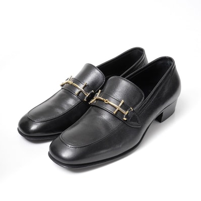 SAINT LAURENT PARIS サンローランパリ ローファー サイズ42 1/2 ビットローファー レザー 靴 ブランド古着【中古】20260427/RA9288