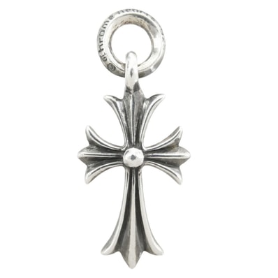 CHROME HEARTS クロムハーツ(原本無) ペンダントトップ TINY CH CROSS オールド タイニー CHクロス チャーム ペンダントトップ シルバー系【中古】