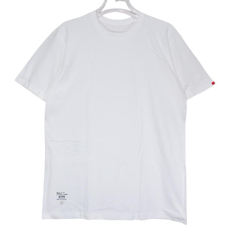 新品同様 WTAPS ダブルタップス SKIVVIES.TEE スキビーズ Tシャツ ホワイト ショートスリーブ カットソー 半袖 サイズL