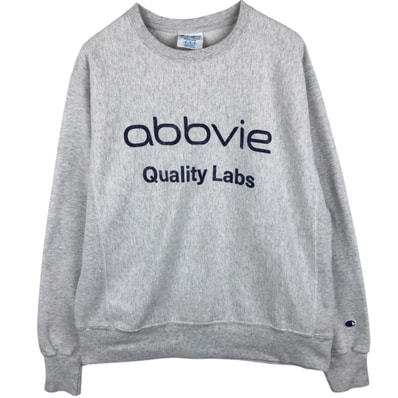 古着 チャンピオン Champion REVERSE WEAVE リバースウィーブ アドバタイジング プリントスウェットシャツ トレーナー メンズM相当/eaa680114