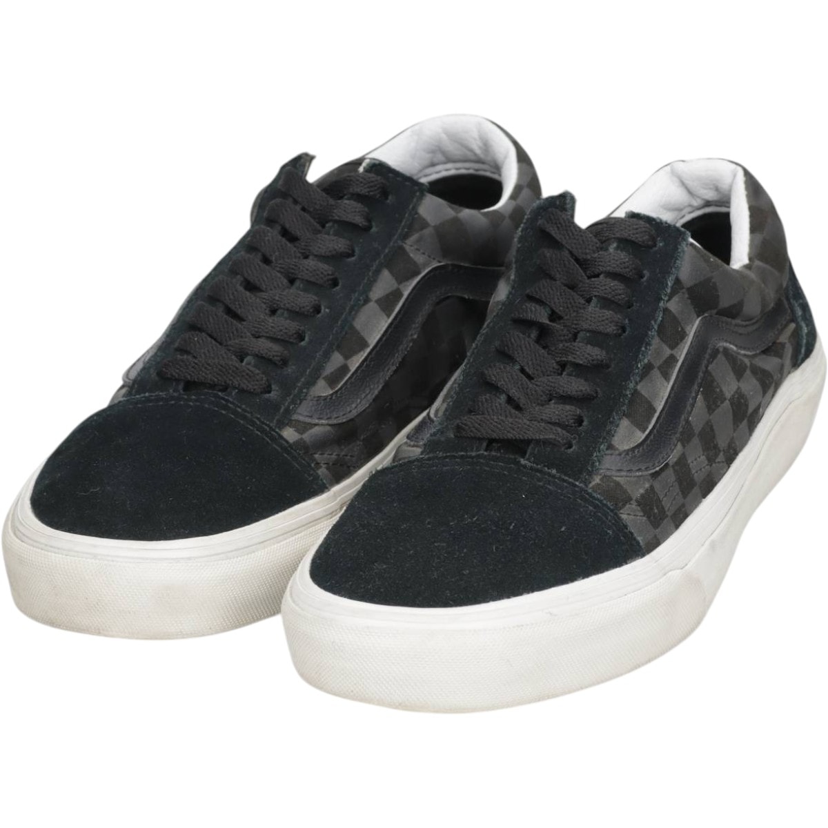 古着 バンズ VANS OLD SKOOL オールドスクール チェック柄 スニーカー 8 メンズ26.0cm相当/saa015043