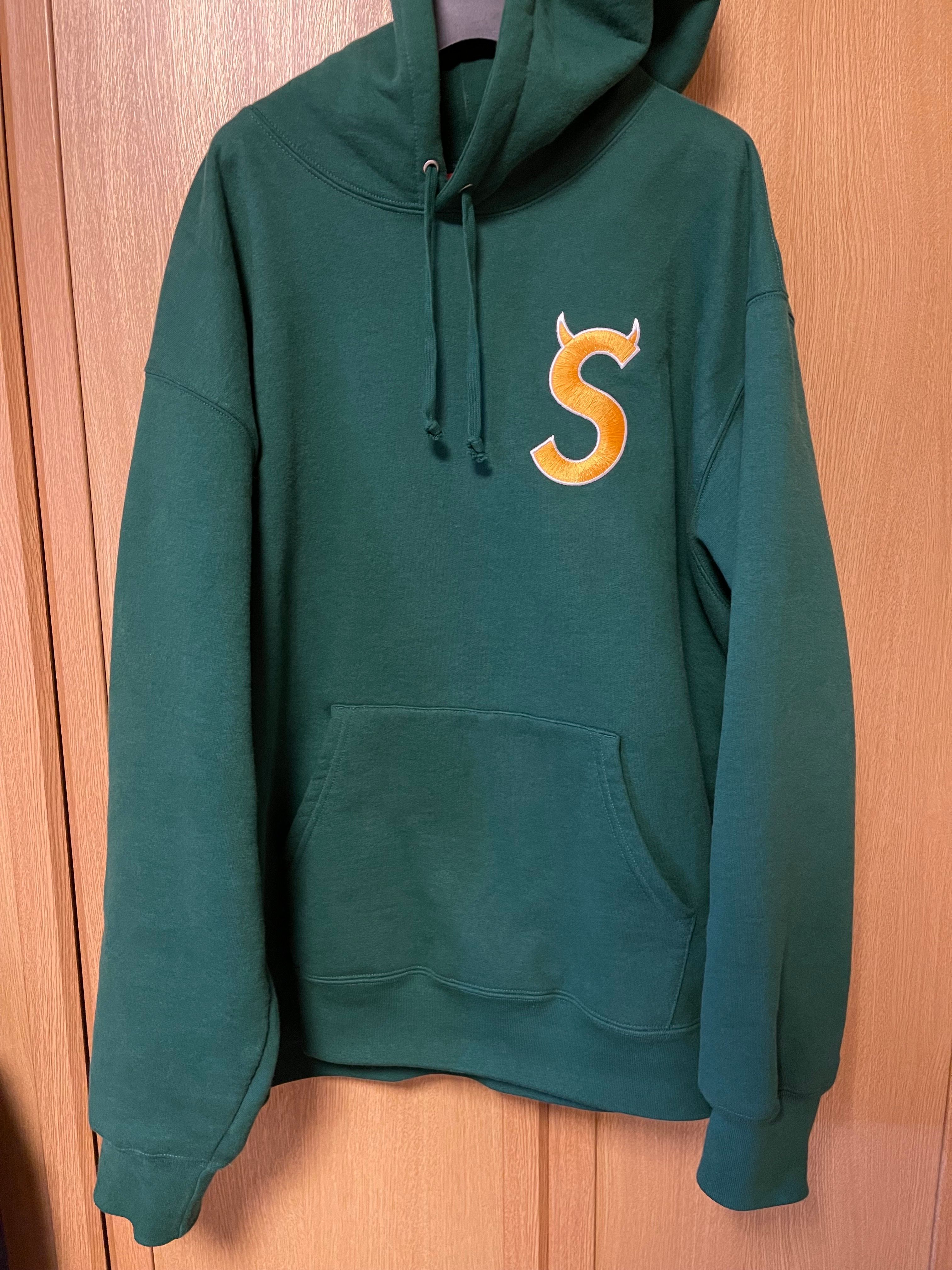 Supreme S Logo Hooded Sweatshirt "Dark Green" (22FW)