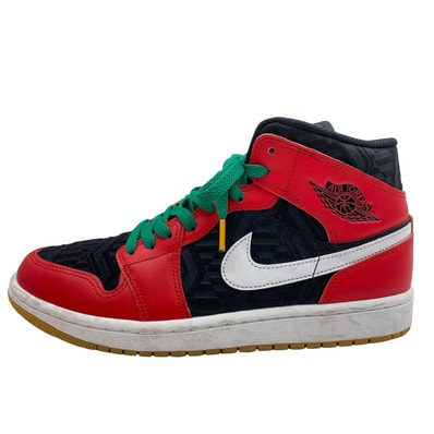 NIKE AIR JORDAN ナイキ ジョーダン スニーカー DQ8417-006 Air Jordan 1 Mid Christmas AJ1 エアジョーダン ミッドカット クリスマス スニーカー レッド系 26cm【中古】