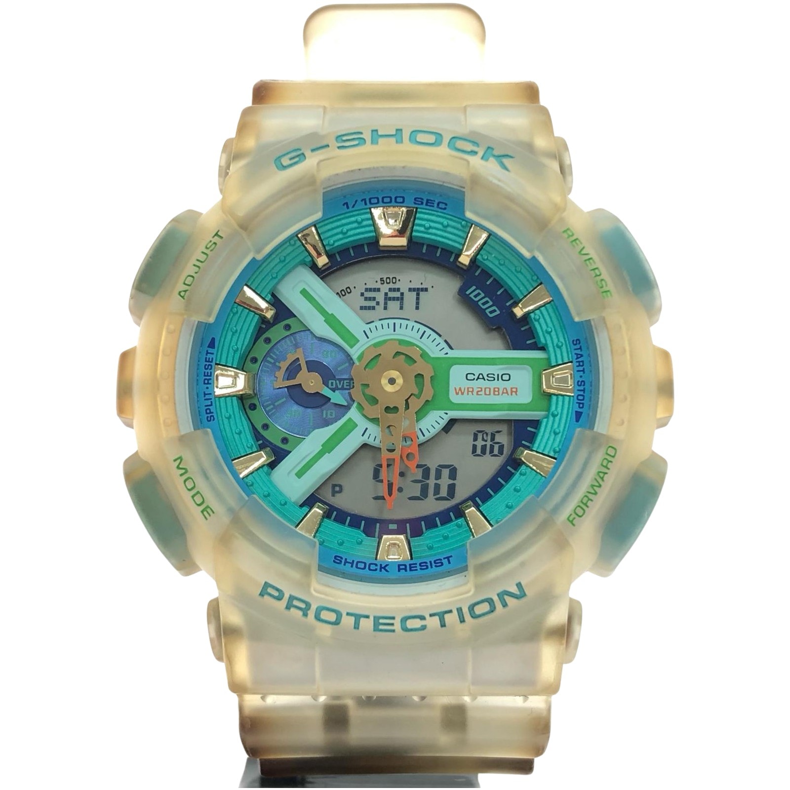 CASIO カシオ メンズ腕時計 クオーツ デジアナウォッチ G-SHOCK Gショック 海外モデル GA-110SLB