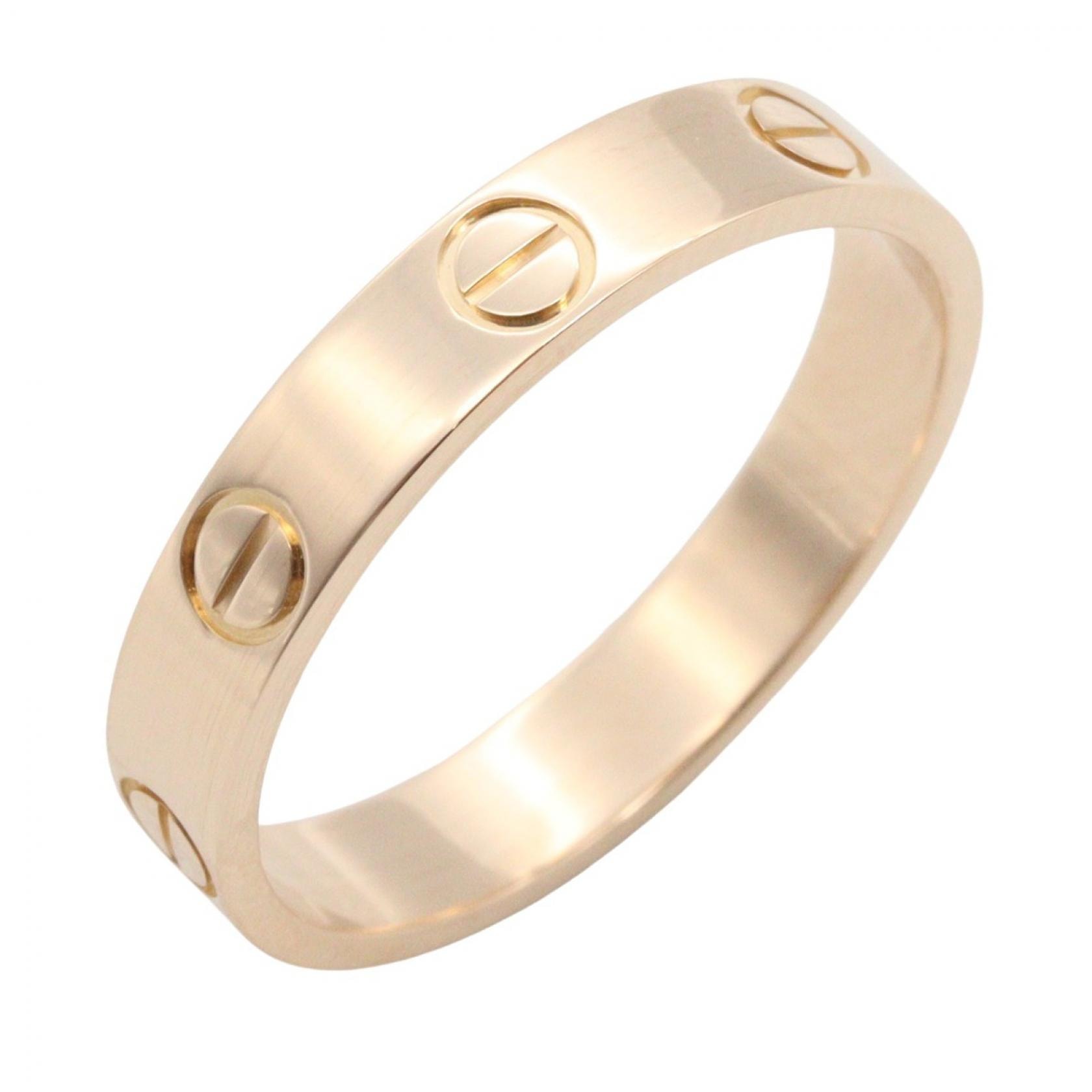 カルティエ CARTIER ミニラブリング リング・指輪 ジュエリー K18PG(ピンクゴールド) メンズ レディース ゴールド系 B4085200 【中古】