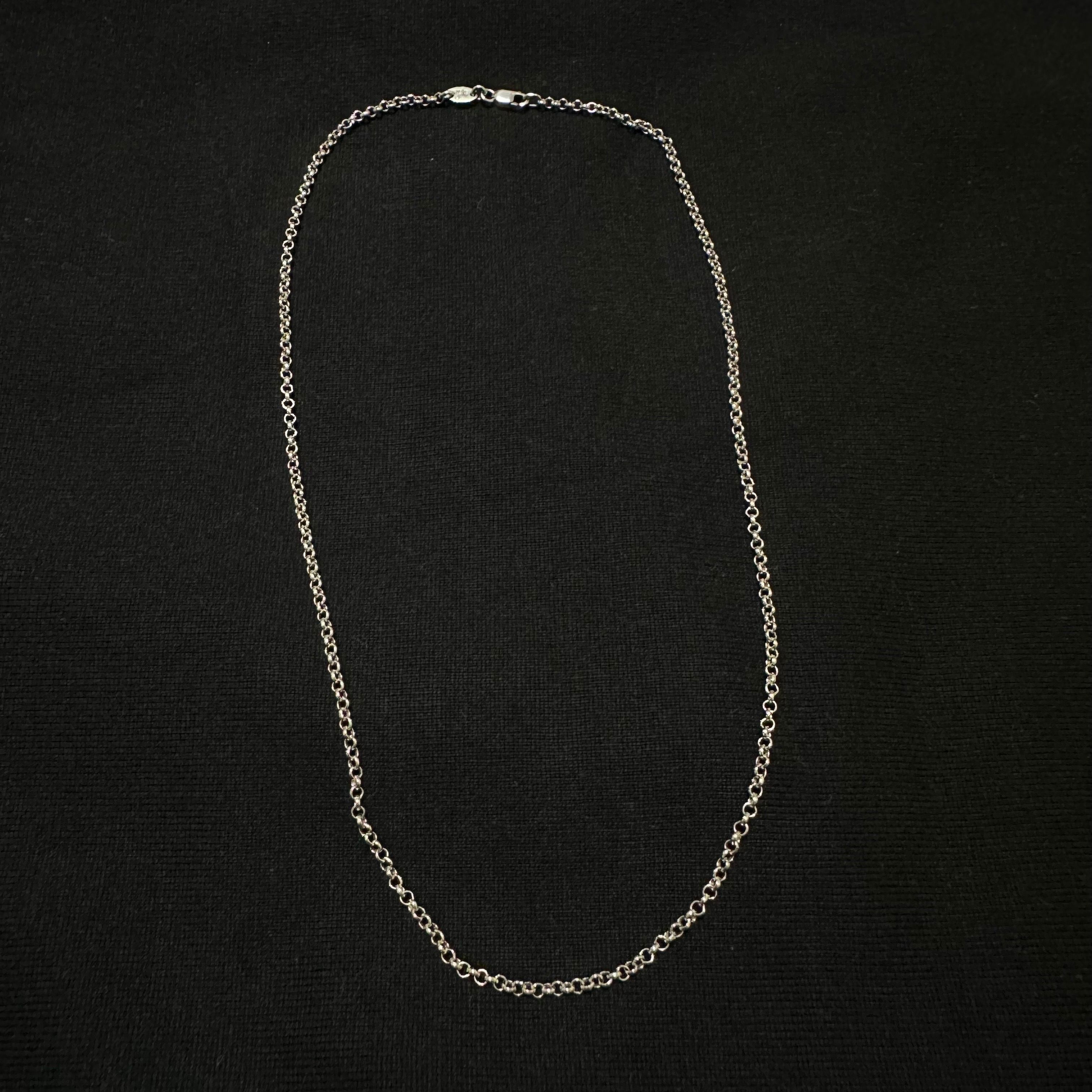 Chrome Hearts Roll Chain Necklace "Silver"