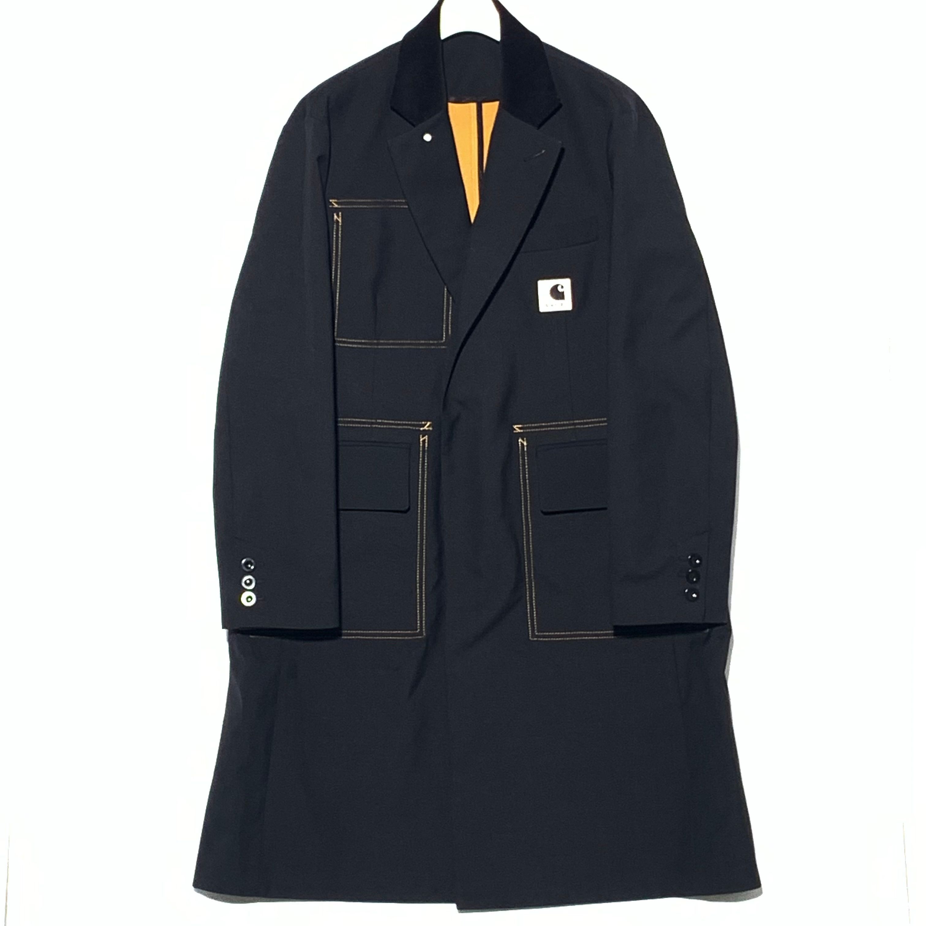Carhartt WIP × sacai Suiting Bonding Coat "Black"