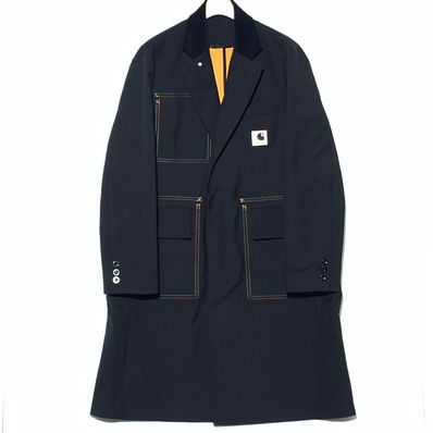 Carhartt WIP × sacai Suiting Bonding Coat "Black"
