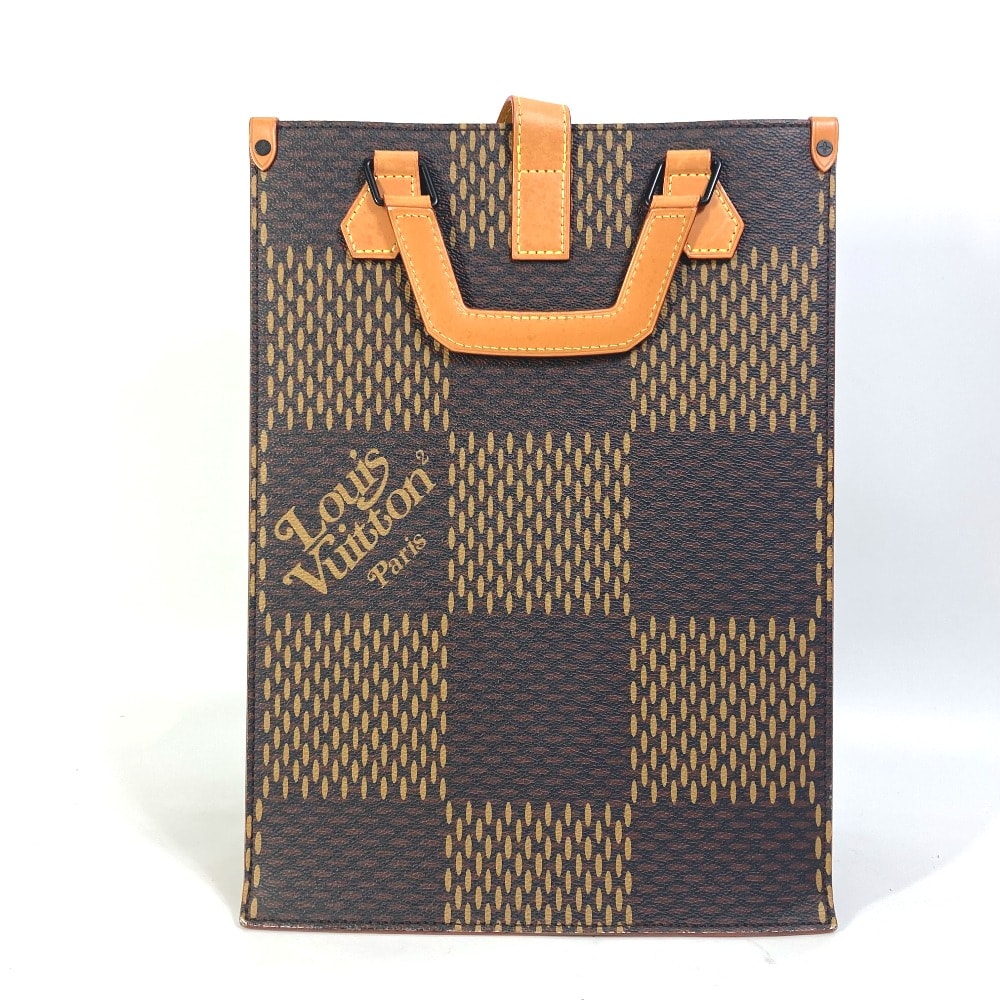 ルイヴィトン LOUIS VUITTON ミニトート N40355 ダミエ ジャイアント NIGOコラボ カバン 2WAY ショルダーバッグ 斜め掛け トートバッグ ダミエキャンバス ブラウン