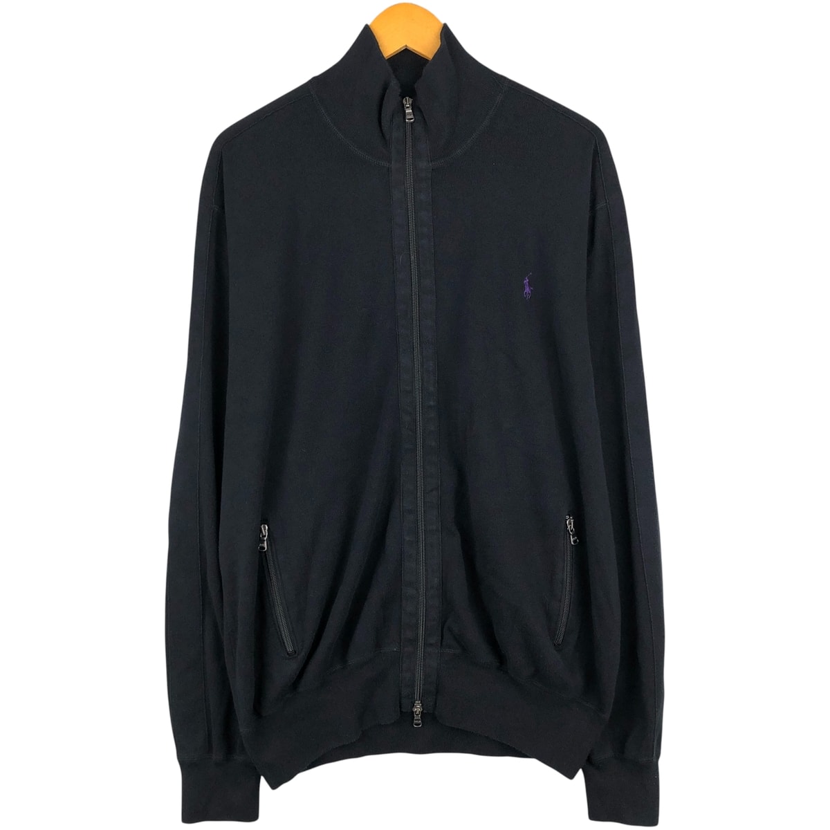 古着 ラルフローレン Ralph Lauren POLO Ralph Lauren フルジップスウェットシャツ トレーナー メンズXL相当/eaa604098